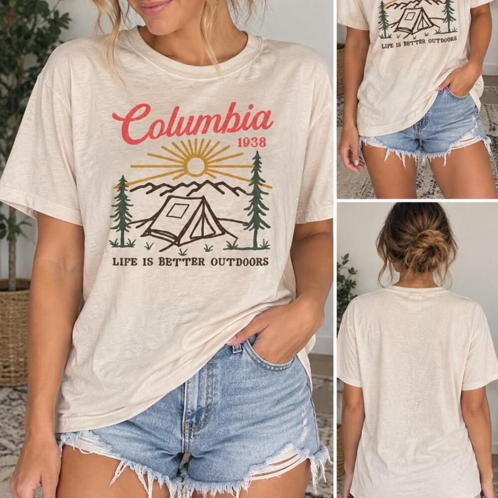 Columbia sportswear cotton t shirt